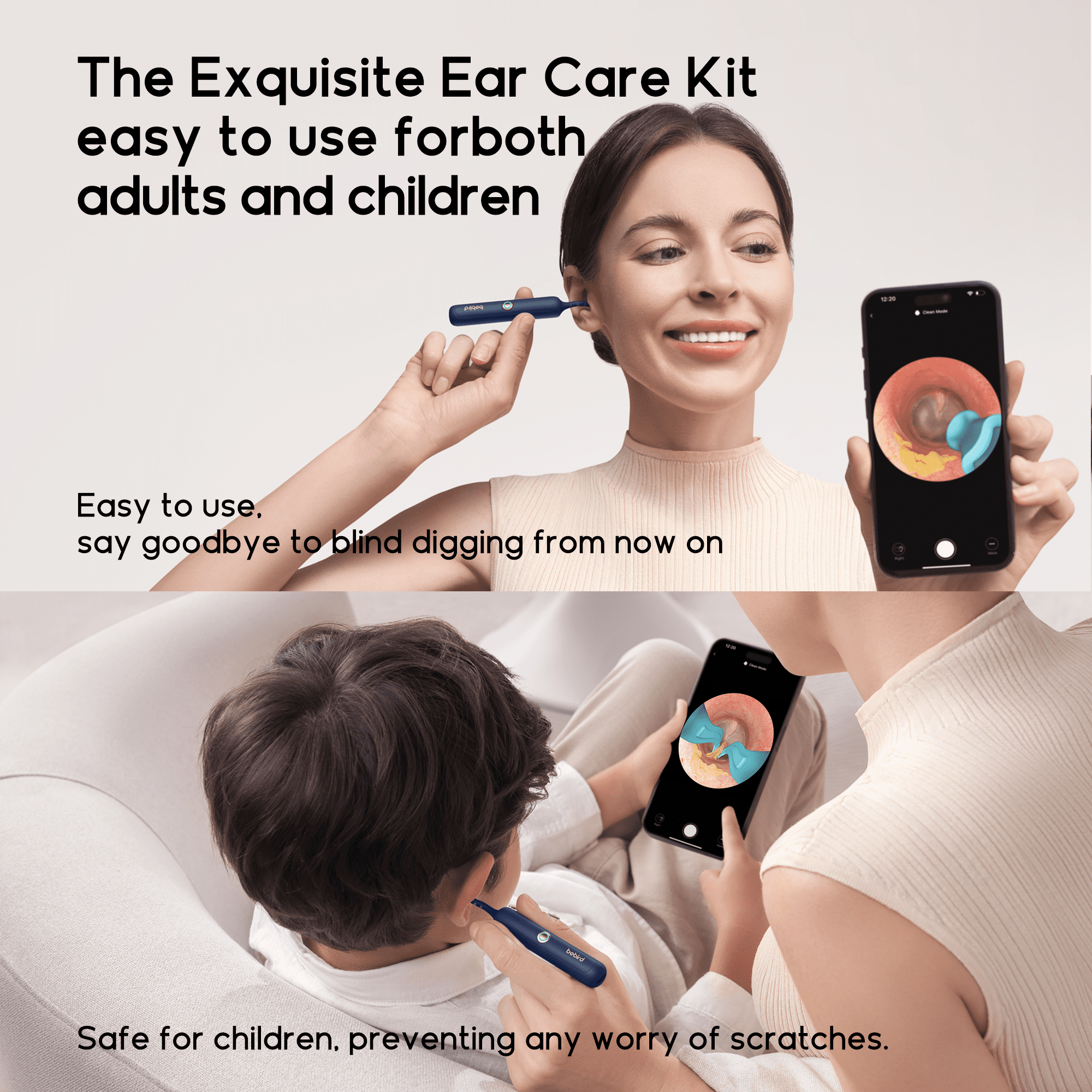 Bebird Ear Wax Remover Elite 14W, 14 Piece Kit with Storage Pouch