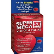 Super Mega 3x Omega-3 Krill Oil & Fish O