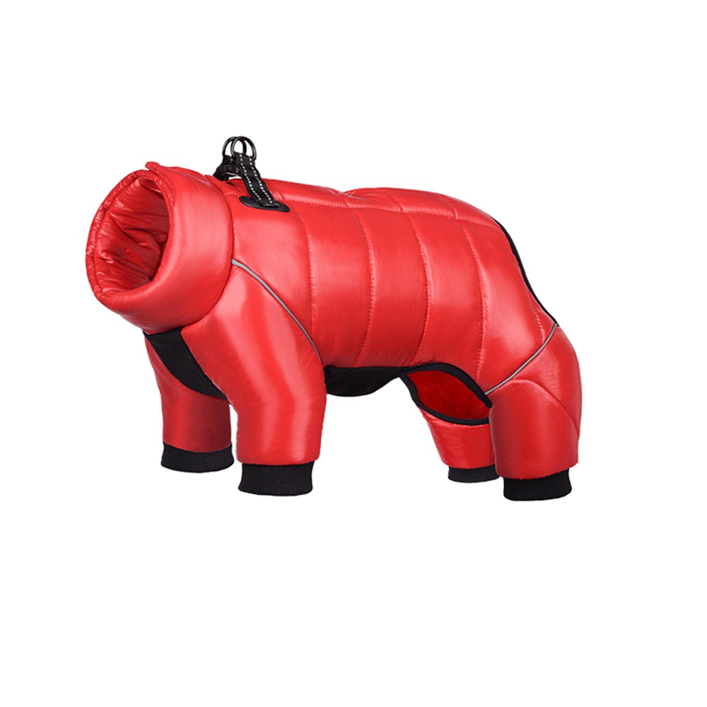 Winter Small Dog Coats,Waterproof Jackets with Harness & D Rings,Warm