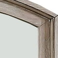 thumbnail image 4 of Mirror with Curved Top Frame and Weathered Look, Gray, 4 of 5