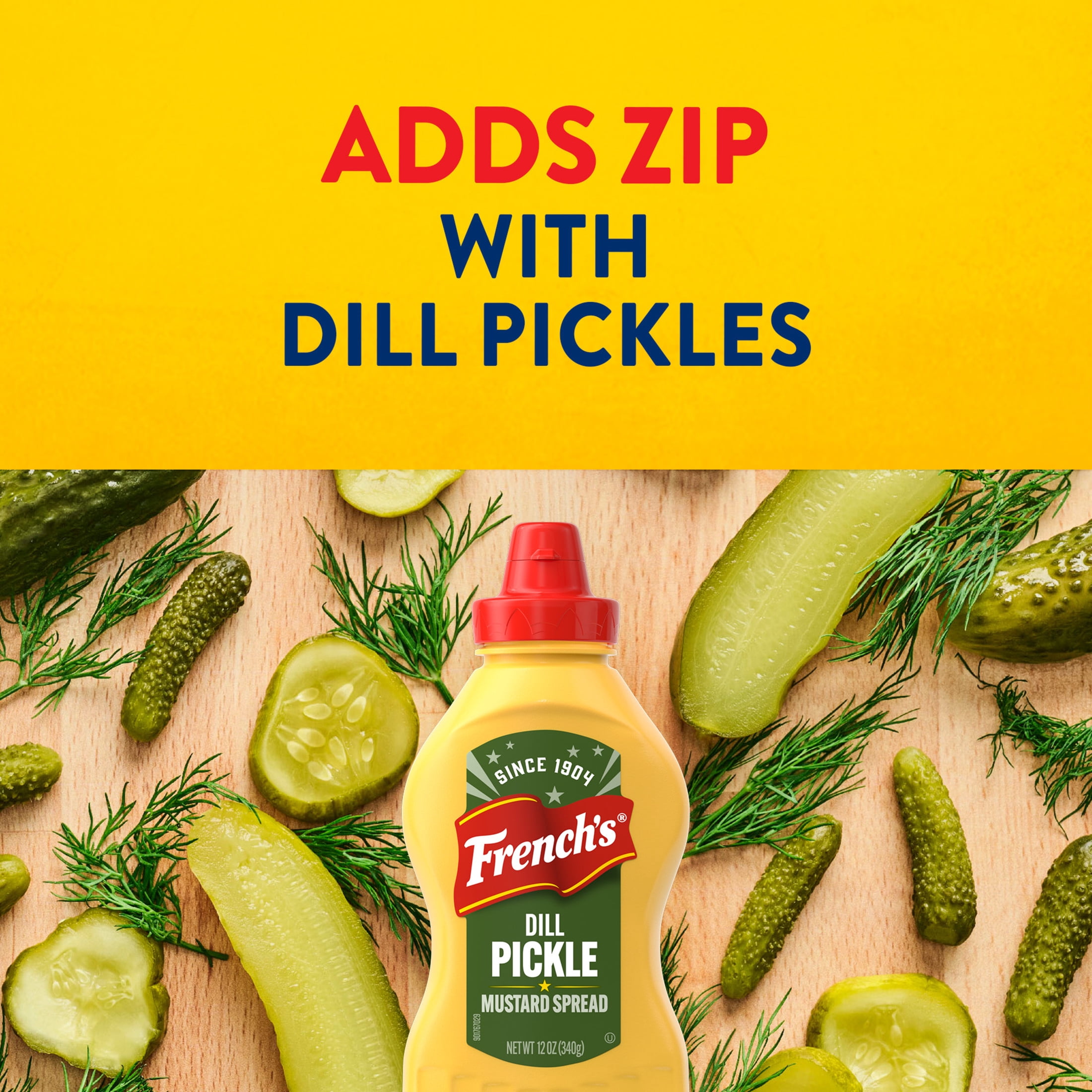 French's Dill Pickle Mustard, 12.0 oz