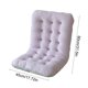 thumbnail image 3 of CaiYueKe Thickened Seat Cushion with Backrest, Soft Elastic Chair Pad for Office Dining Computer Chair, Home Decor Sofa Floor Pillow, Linen Polyester Cushion Cover, 3 of 7