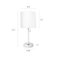 thumbnail image 3 of LimeLights Stick Lamp with USB charging port and Fabric Shade, 3 of 8