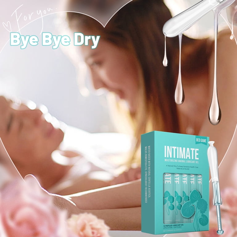 Intimate Moisturizing Feminine Lube for Women & Men- Disposable Prefilled  Massage Gel (10 Pcs)