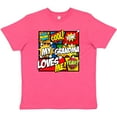 thumbnail image 3 of Inktastic My Grandma Loves Me Youth T-Shirt, 3 of 5