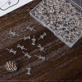 thumbnail image 5 of 100 Units Clear Plastic Head Push Pins, Rose Gold Thumbtacks, Wall Push Pin, Corkboard Push Pins, I-shaped Needle, 5 of 5