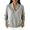 Gray, variant on Sweaters for Women Long Sleeve V Neck Business Casual Collared Knit Tunic Pullover Sweaters