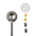 thumbnail image 3 of Medline Elite Adult Stainless Steel Stethoscope, Blue, High Acoustic Sensitivity, 3 of 5