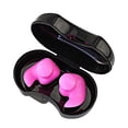 thumbnail image 2 of Joernso 1 Pair Bath Earplugs Easy to Wear Professional Non-slip Perfect Fitting Soft Assisted Swimming Comfortable Swimming Earplugs with Storage Box Swim Supply, 2 of 7
