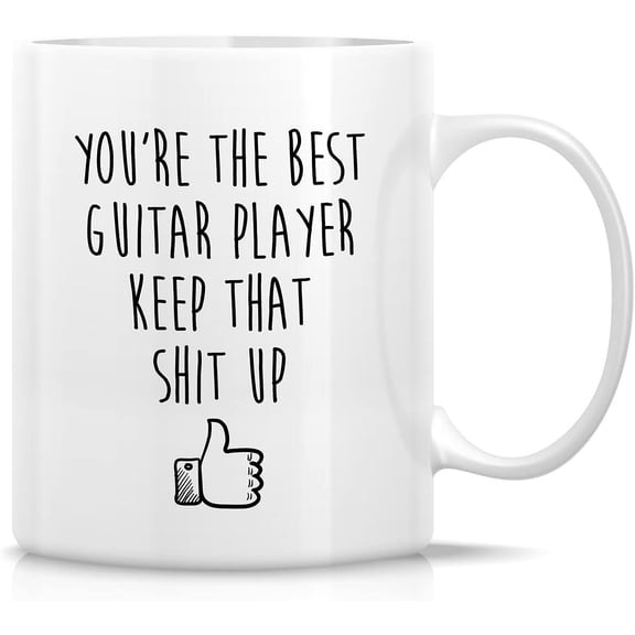 Funny Mug - You Are The Best Guitar Player Guitarist 11 Oz Ceramic Coffee Tea Mugs - Funny, Sarcastic, Motivational Inspirational birthday gifts for him her friends coworker bro sis dad mom