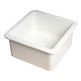 thumbnail image 2 of Pemberly Row White Square 18" x 18" Undermount / Drop In Fireclay Prep Sink, 2 of 9