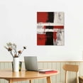 thumbnail image 2 of JRXY Red and Black Wall Art-Abstract Picture Canvas Print Wall Painting Modern Artwork Canvas Wall Art for Living Room Home Office Décor picture 1, 2 of 4