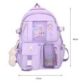 thumbnail image 3 of Bolsa 2022 Mochila de viaje para mujer Mochila universitaria impermeable con múltiples bolsillos para mujer Ehuebsd Para Estrenar, 3 of 8