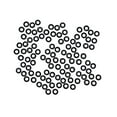 thumbnail image 4 of S SERENABLE 100Pcs Badminton Grommets Eyelets String Protectors Stringing Tools Repair Replacement Portable Nylon Universal Gaskets Rings Black, 4 of 9