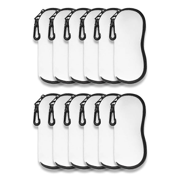 Sublimation Sunglasses Case Blanks Set,Neoprene Sunglasses Case 12PCS