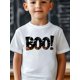 thumbnail image 1 of Halloween T-shirt - Boo! Halloween Letter T-Shirt for Boys - Black with orange & White Pumpkin Design, Soft Stretchy Short Sleeve Tee, Casual Summer Clothing for Kids, Halloween Party outfit, 1 of 6