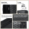 thumbnail image 6 of Travelhouse 4 Piece Hardshell Luggage Set Hardside Lightweight Suitcase with TSA Lock Spinner Wheels.(Black), 6 of 9