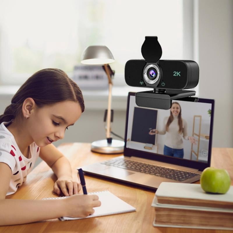 CEORPER 1080P 2K 4K Resolution Webcam Noise Cancelling Microphones and Tripods Mount