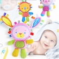 thumbnail image 5 of Cartoon Lovely Animal Stuffed Toys Early Educational Animal Plush Soft Plush Plush Doll Baby Toy Doll Baby Rattles Toys Plush Animal Toy Hand Bells Toy Pacify Doll C, 5 of 7