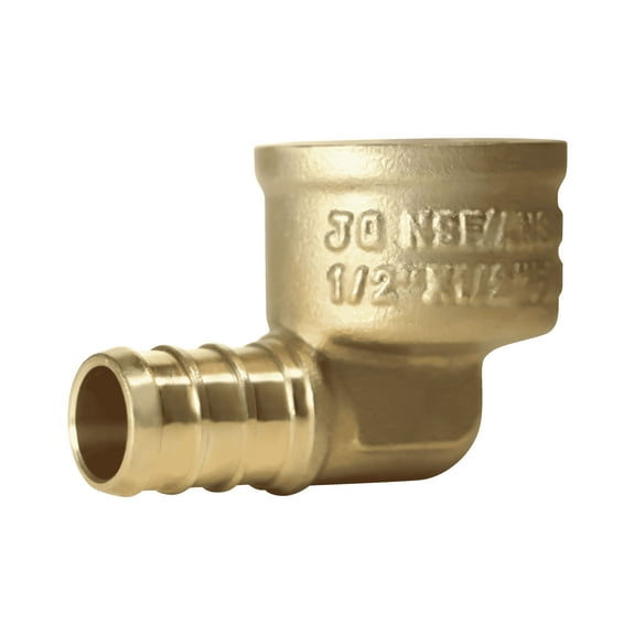 2 Pcs XFITTING 1/2 Inch Pex x 1/2 PEX Inch Female NPT Elbow