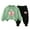 Green, variant on Zwiiyzr 2025 3-10Y Toddler Baby Boy Girl Clothes Warm Fleece Lined Bowknot Print Long Sleeve Sweatshirt Tops and Pants Winter Fall Clothing Set Blue