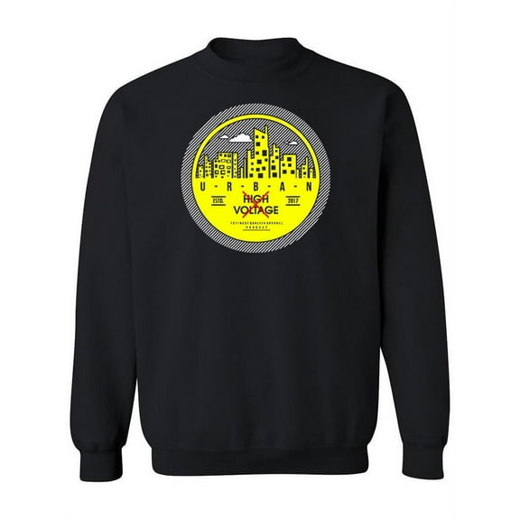 Yellow Urban Design Sweatshirt Women -Image by Shutterstock, Female Medium