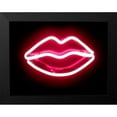 thumbnail image 2 of Carr, Hailey 18x15 Black Modern Framed Museum Art Print Titled - Neon Lips RB, 2 of 5