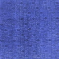 thumbnail image 1 of Ahgly Company Indoor Square Oriental Blue Industrial Area Rugs, 8' Square, 1 of 4