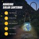 thumbnail image 4 of high quality Mosaic Solar Hanging Lights, Solar Hanging Lanterns Outdoor, Indoor Table Lamps, Decoration for Garden, Patio, Party, Yard, 4 of 5