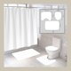 thumbnail image 5 of Cortina de ducha 3D impermeable para baño, cortina de baño de poliéster, alfombrilla para el suelo, impresión digital, juego de cortinas colgantes para partición, 5 of 5