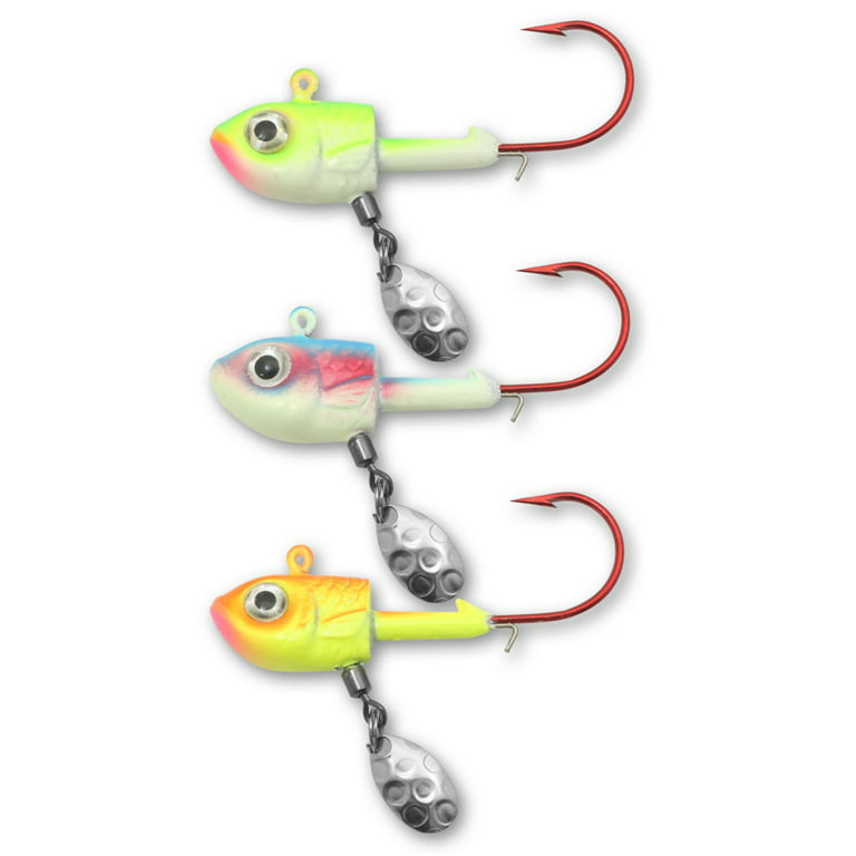 Northland Fishing Tackle THUMPER JIG - 2/Card - 1/4 oz - #2/0 Hook - Silver  Shiner 