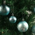 thumbnail image 6 of Inadays Christmas Balls Ornaments for Christmas Trees 104Pcs Shatterproof Plastic Christmas Ornament Set for Xmas Tree Decoration Hanging Ball for Holiday Wedding Party, Light Blue, 6 of 7