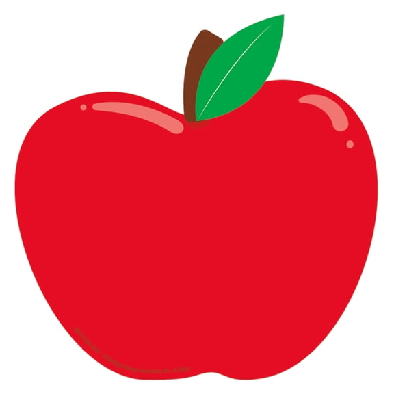 Eureka Apple Paper Cut-Outs, 36 Per Pack, 3 Packs