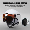 thumbnail image 4 of MOON Unisex All-Terrain Ski Helmet with Integrated Goggles, Durable PC+EPS Construction, Impact-Resistant Design, Multiple Colors Available (Black, M), 4 of 6