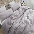 thumbnail image 5 of Coma Inducer Thicker Than Thick® - ® Oversized Comforter Set - Standard Plush Filling - Opal Gray Twin XL, 5 of 5