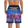 thumbnail image 3 of Men's Zomb-i-e Character Swim Trunks Quick Dry Bathing Suits Holiday Beach Short Casual Board Shorts, 3 of 8