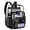 Black, variant on Sanmadrola Clear Backpack Clear Bag Heavy Duty Waterproof Transparent Large PVC Backpacks for Teenagers Women Men for Stadium School College Travel Work Hiking, Gray