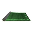 thumbnail image 2 of Ahgly Company Indoor Rectangle Abstract Emerald Green Contemporary Area Rugs, 2' x 3', 2 of 4