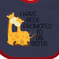 thumbnail image 4 of Inktastic I Have Been Promoted to Big Sister Girls Baby Bib, 4 of 4