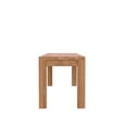 thumbnail image 6 of Alpine Furniture Aiden Wood Dining Bench in Weathered Natural (Brown), 6 of 10