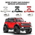 thumbnail image 4 of QualitChoice Aluminum Alloy 1/24 Rear Bumper RC Upgrade Part 2pieces Durable Rc Rear Bumper For SCX24 RC Car Part RC Car Accessories Silver, 4 of 6