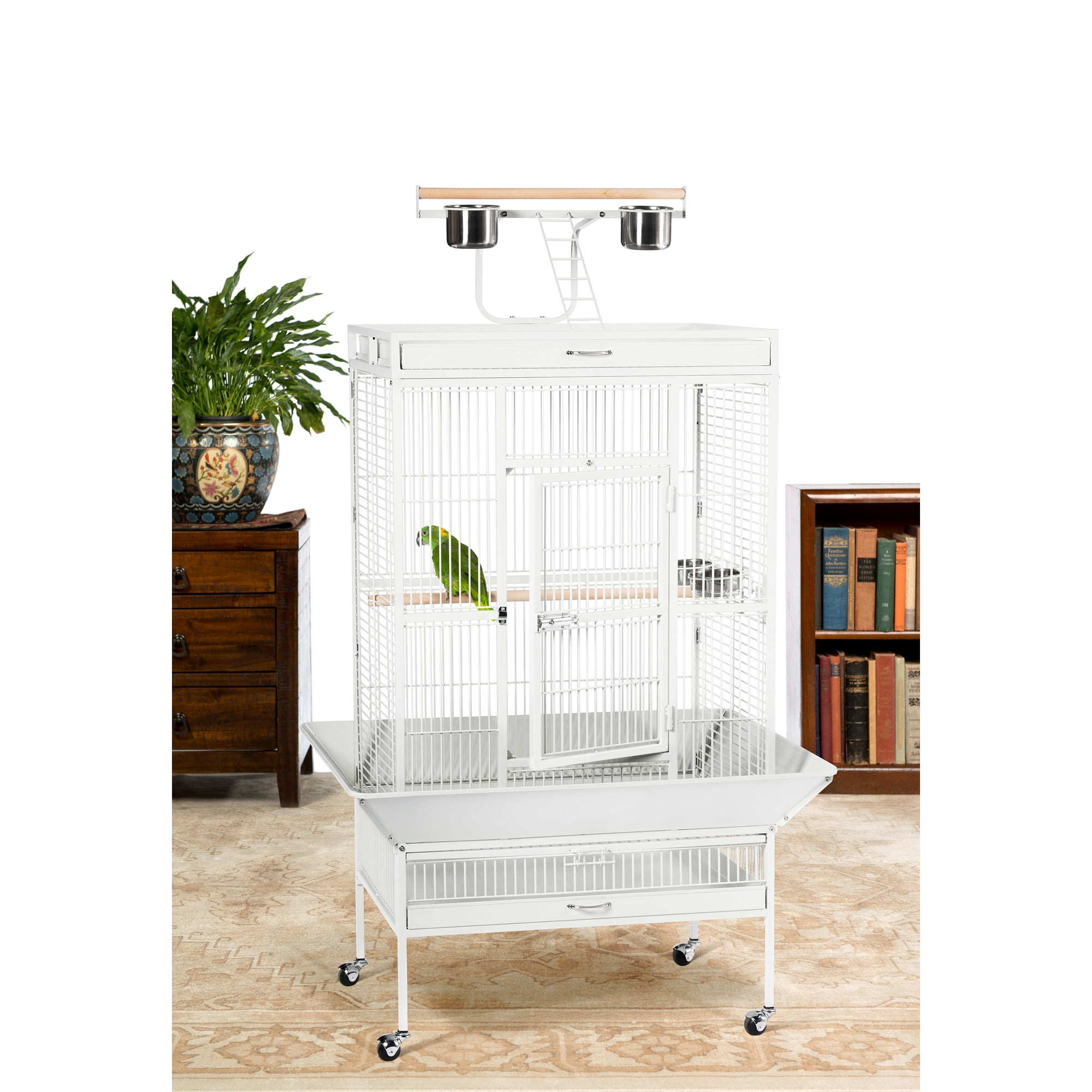 Prevue Pet Products Signature Select Series Wrought Iron Parrot Bird Cage 3153C