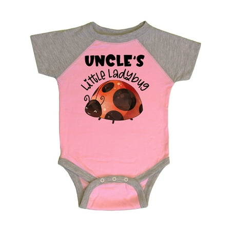 

Inktastic Uncle s Little Ladybug Gift Baby Boy or Baby Girl Bodysuit