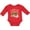 Red, variant on Inktastic Jesus is the Reason for the Season Christmas Nativity Boys or Girls Long Sleeve Baby Bodysuit