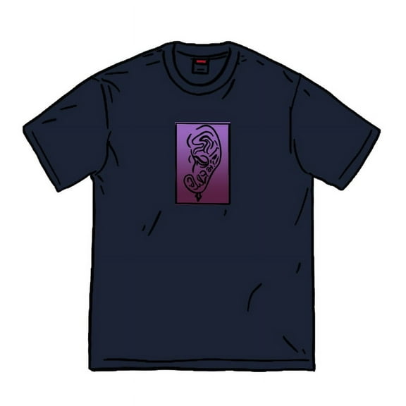 Supreme Men's Ear Tee Navy, from StockX