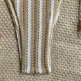 thumbnail image 5 of Qingpeng Women's Striped Triangle Thong Micro Bikini Sets Halter Swimsuits Bathing Suit, 5 of 6