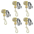 thumbnail image 3 of 5 piezas de cadena de tracción para interruptor de luz de ventilador, control de luces de pared, lámpara de alto rendimiento, ventiladores de techo Oro, 3 of 8