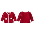 thumbnail image 4 of URMAGIC Newborn Baby Boy Girl Casual Long Sleeve V Neck Button Down Cardigan Sweater, 4 of 8