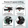 thumbnail image 4 of Ambifirner 24 Inch Steel Frame Shock Fork Plus Shock Absorber 21-speed Unisex Mountain Bike, 4 of 8