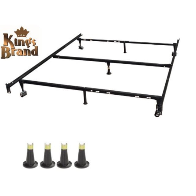Bed Frame Center Support Leg, Kings Brand Furniture Adjustable Height Center Support Leg For Bed Frame
